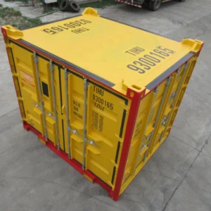 contenedor offshore dnv 2.7 1 de 10 pies con lateral abierto