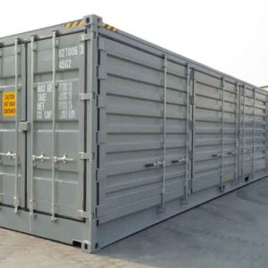 contenedor marítimo high cube de 40 pies open side (puertas laterales)