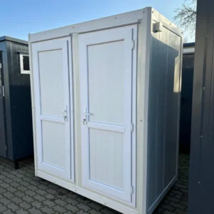contenedor sanitario 1,30 x 2,05 m con ducha doble